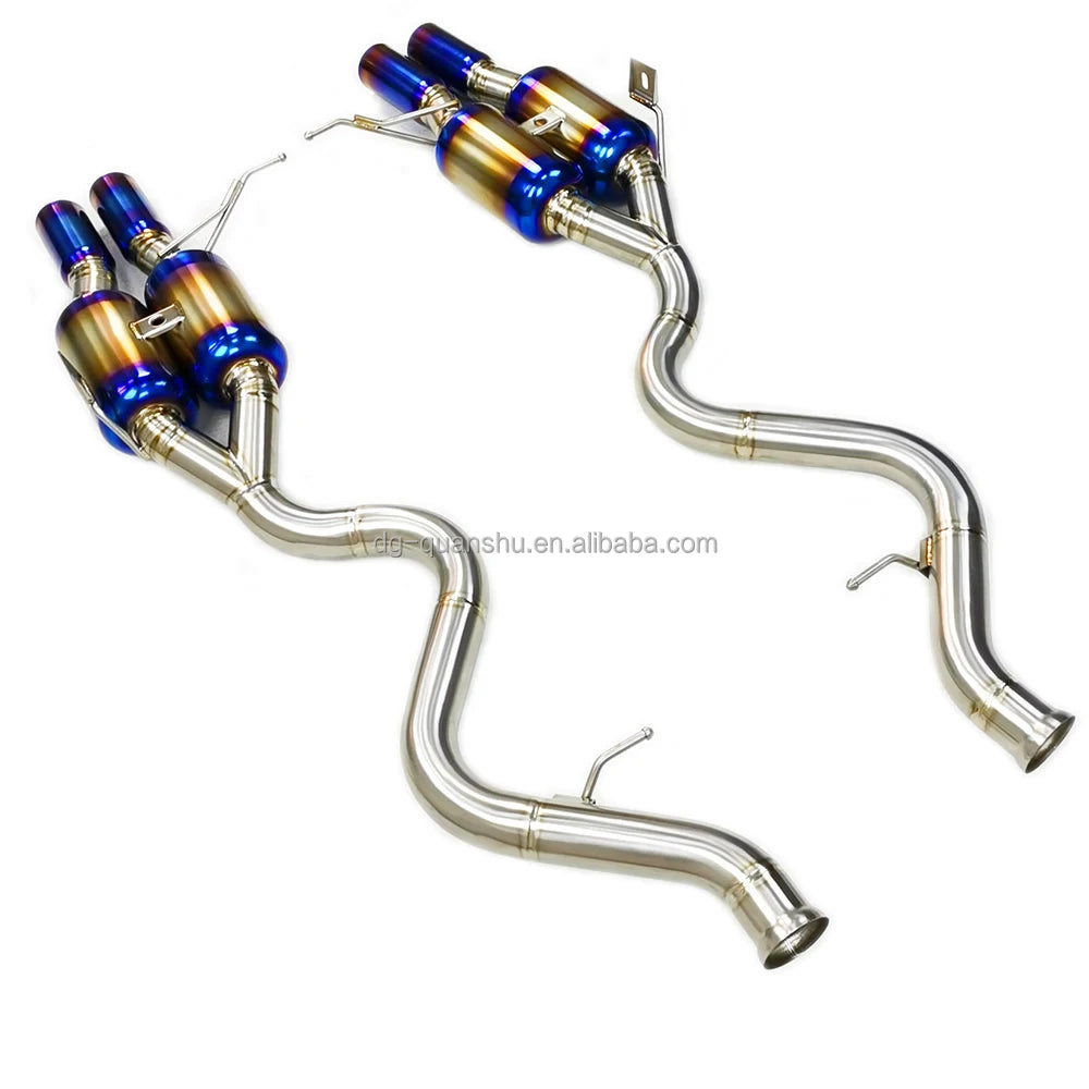 Axle back titanium Exhaust system for BMW M3 E90 E92 S65