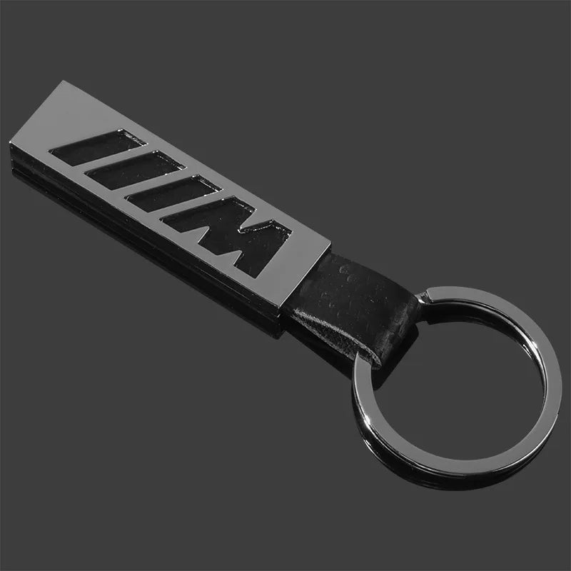 M Tricolour Sport Tag Leather Metal Keychain for BMW X1 X2 X3 X5 X4 X6 X7 G30 G20 G32 G11 G12 G80 F80 F40 F30 F20 F10 F34 F07