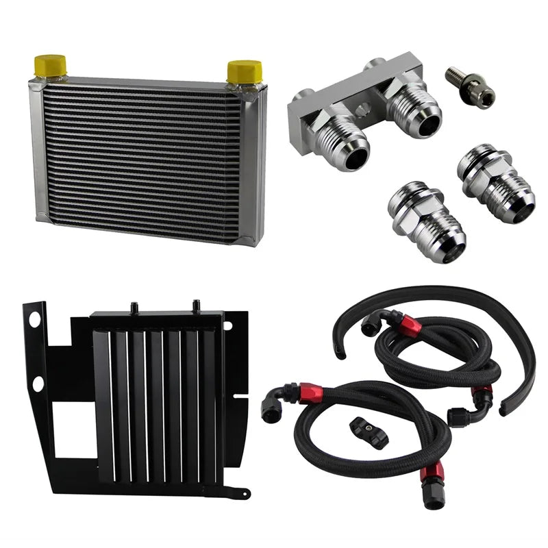 OIL COOLER KIT UPGRADE FIT FOR BMW 3 SERIES 335I E90 E91 E92 E93 N54 25 ROW BOLT ON