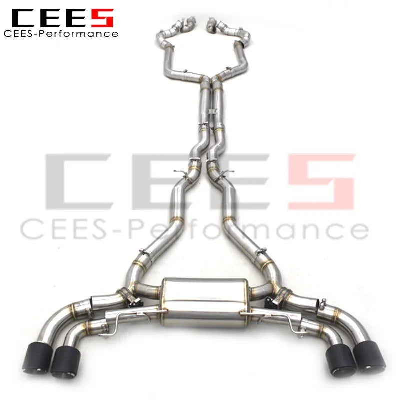 CEES  Muffler Exhaust System For BMW M5 F90 4.4T 2018-2023 Performance 304 Stainless Steel catback exhaust Car Exhaust System