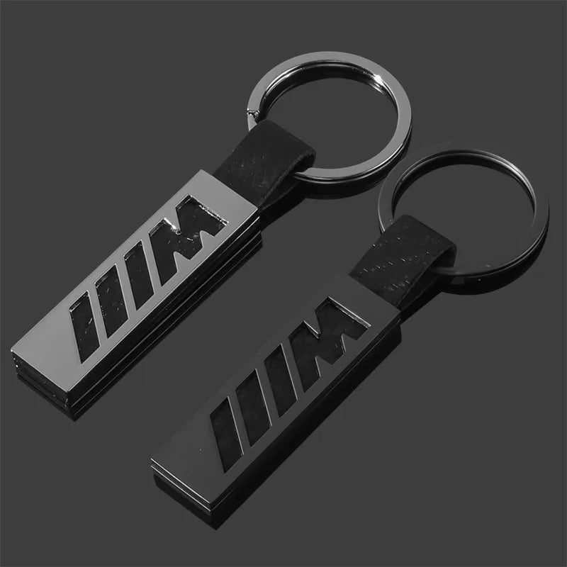 M Tricolour Sport Tag Leather Metal Keychain for BMW X1 X2 X3 X5 X4 X6 X7 G30 G20 G32 G11 G12 G80 F80 F40 F30 F20 F10 F34 F07