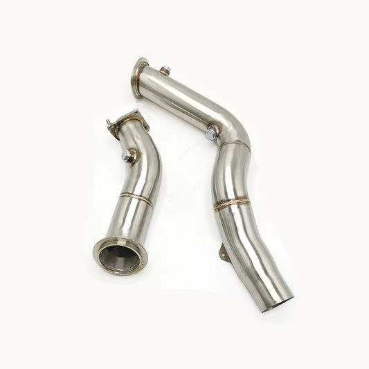 3" SS Downpipe for BMW 15-20 M3 Base Sedan 4D F80 M4 F82 F83 S55 L6 3.0T