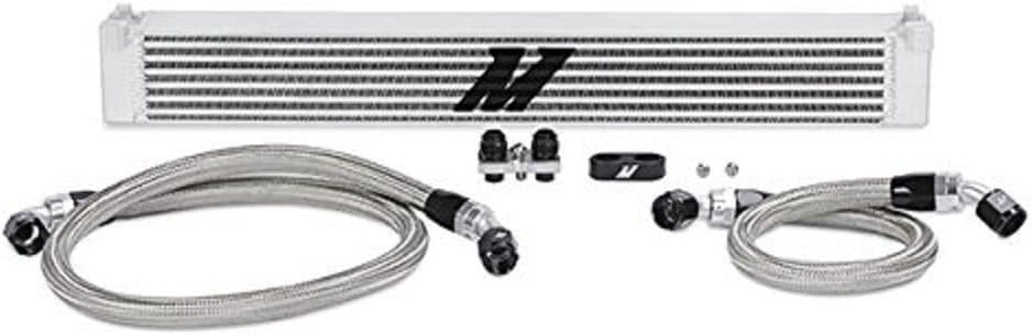 MMOC-E46-01 Oil Cooler Kit Compatible with BMW E46 3-Series 2001-2006 Silver