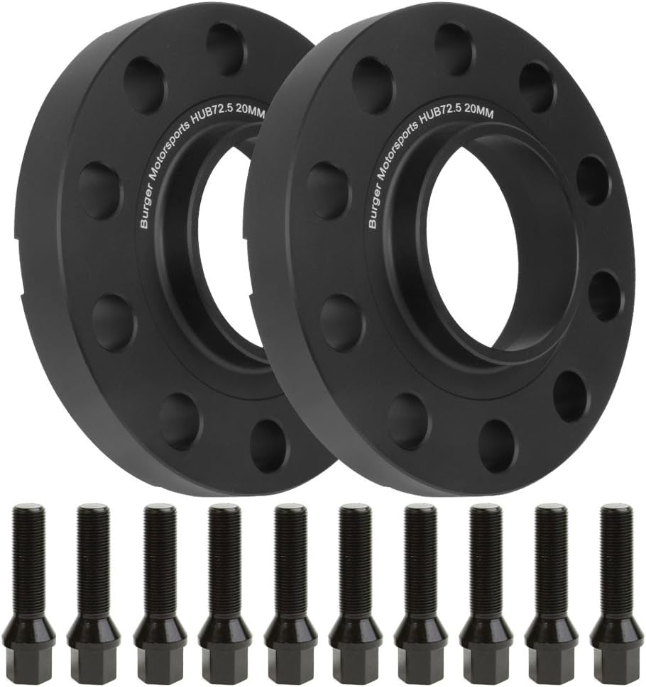 (E Chassis Only) 20Mm  Wheel Spacers W/Extended Bolts Compatible with BMW