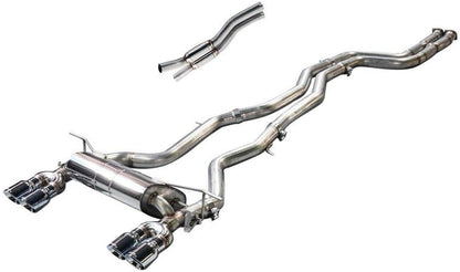 3010-33028 BMW F3X 335I/435I Touring Edition Axle Back Exhaust (- Diamond Black Tips 90Mm)